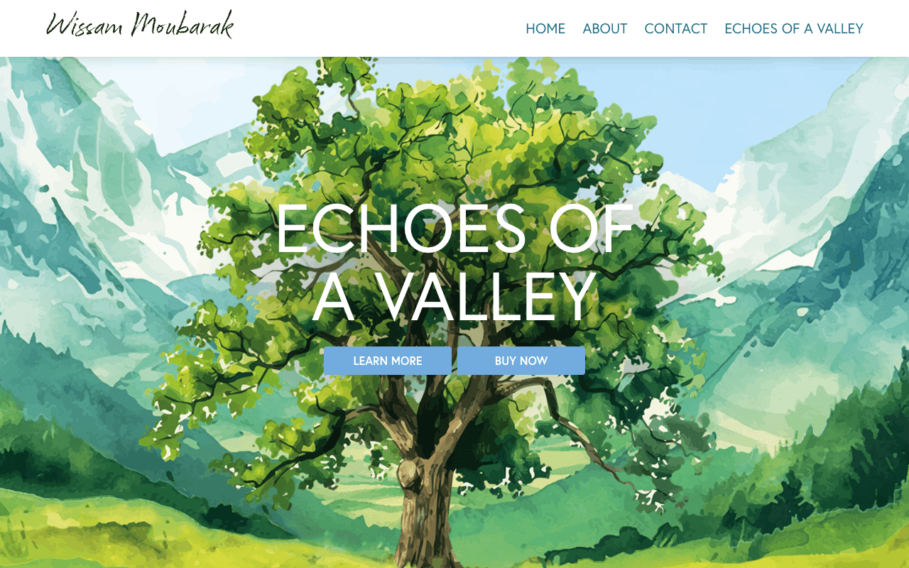 Wissam Moubarak website preview