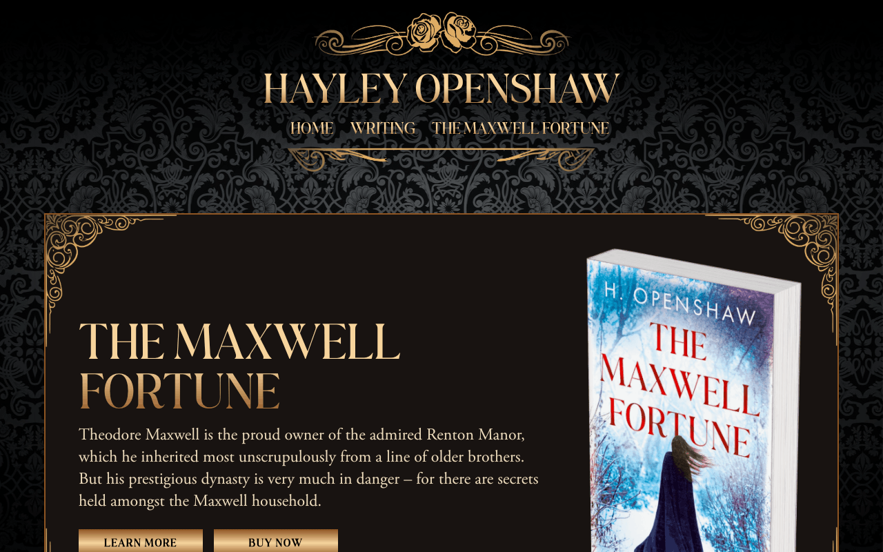 Hayley Openshaw website preview