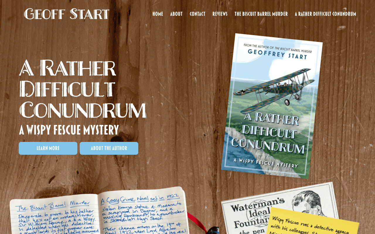 Geoff Start website preview
